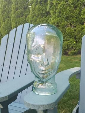 Vintage Glass Mannequin Head Pier 1